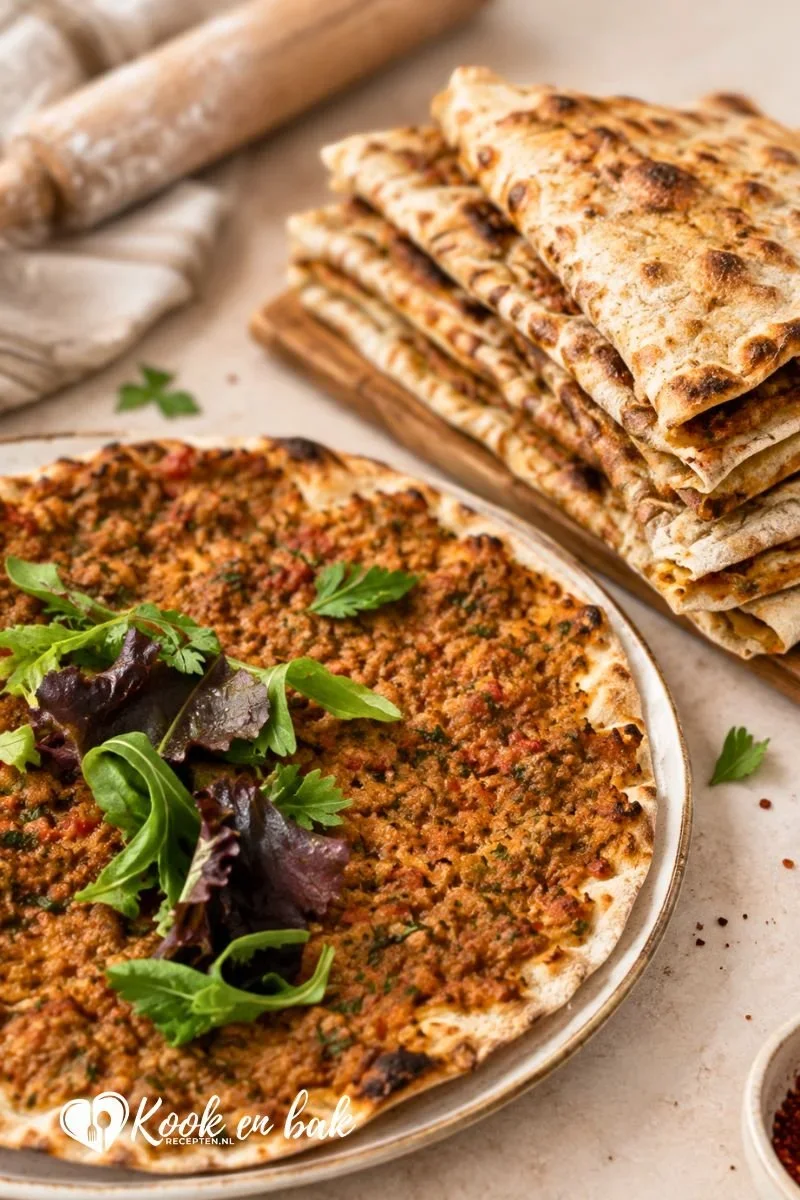 Lahmacun De Turkse Pizza die je Moet Proberen www.kookenbakrecepten.nl