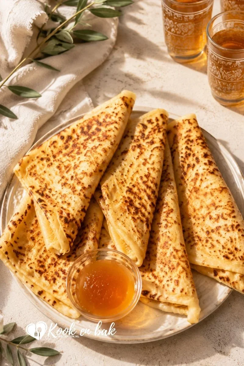 Recept voor Msemmen (Marokkaanse Pannenkoeken) www.kookenbakrecepten.nl (2)