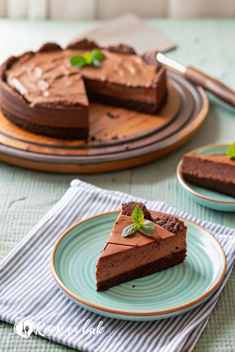 no bake chocolade taart - kookenbakrecepten.nl