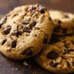 homemade chewy chocolate chip cookies