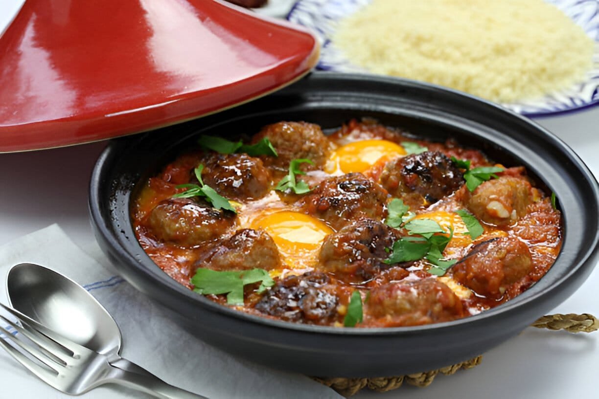 tajine met gehaktballen