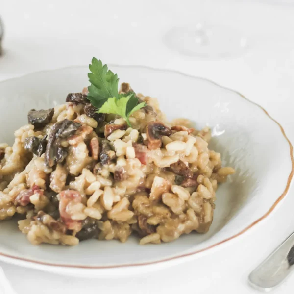 Risotto met Paddenstoelen