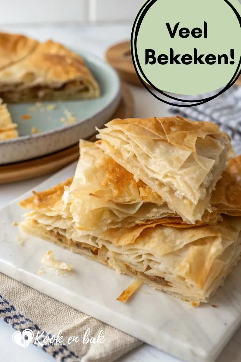 Zelf Filodeeg Maken voor Baklava – Eenvoudig Recept www.kookenbakrecepten.nl vb