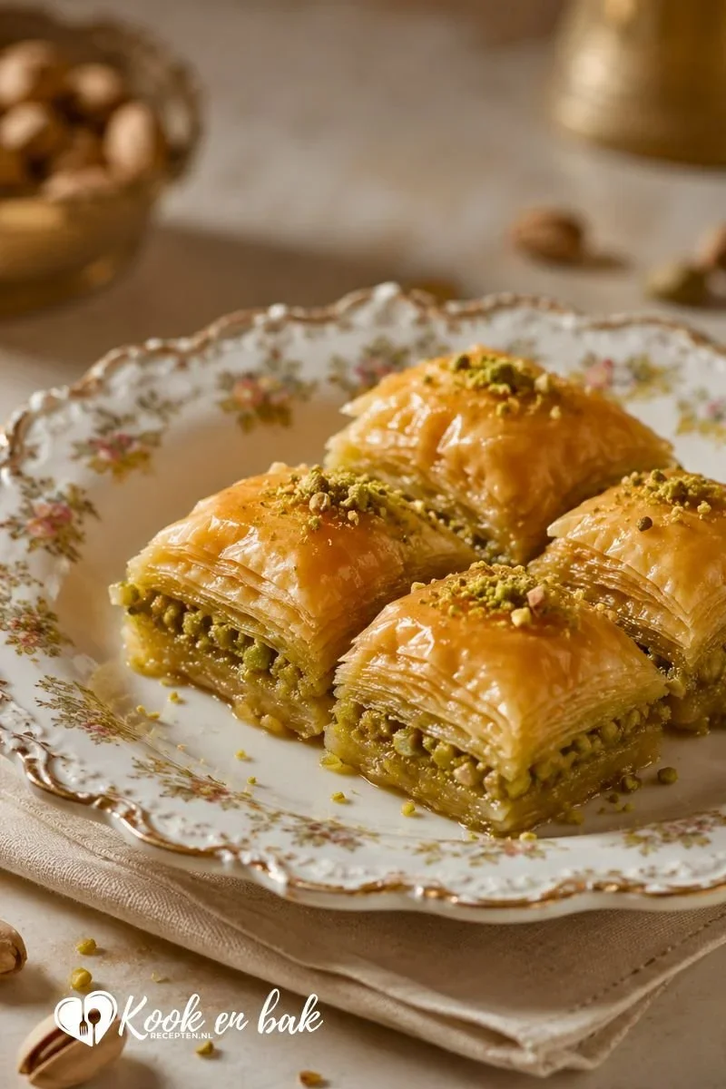 baklava maken www.kookenbakrecepten.nl
