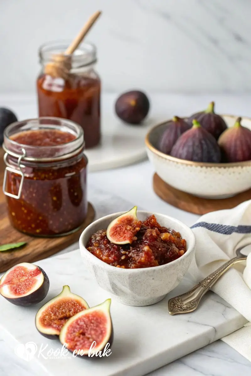 vijgenjam en vijgencompote kookenbakrecepten.nl