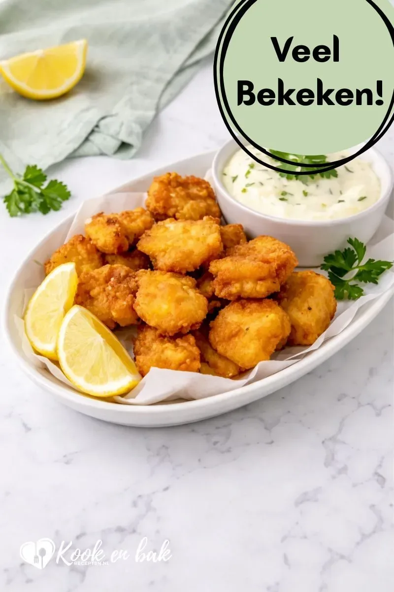 Kibbeling zelf maken met ravigottesaus Heerlijk Kruidig & Knapperig www.kookenbakrecpeten.nl