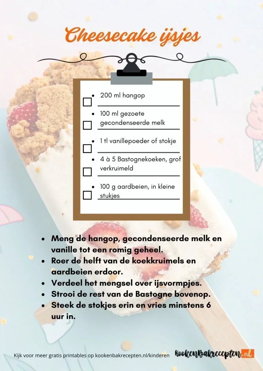 cheesecake ijsjes