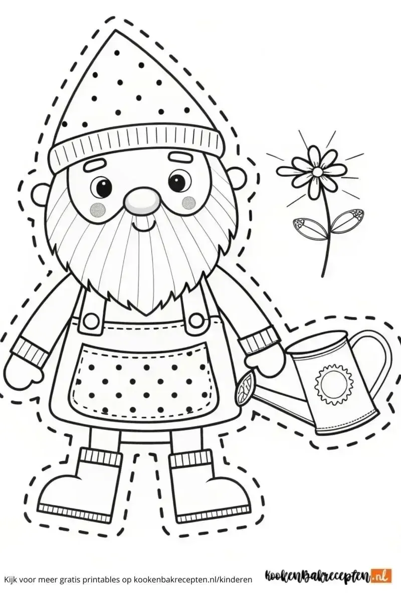 knutselen met kinderen kabouter