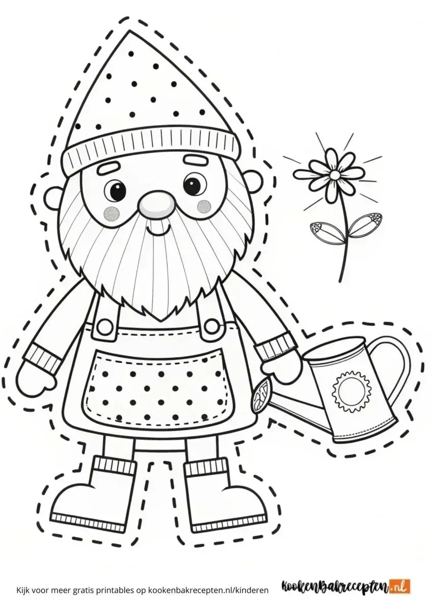 knutselen met kinderen kabouter