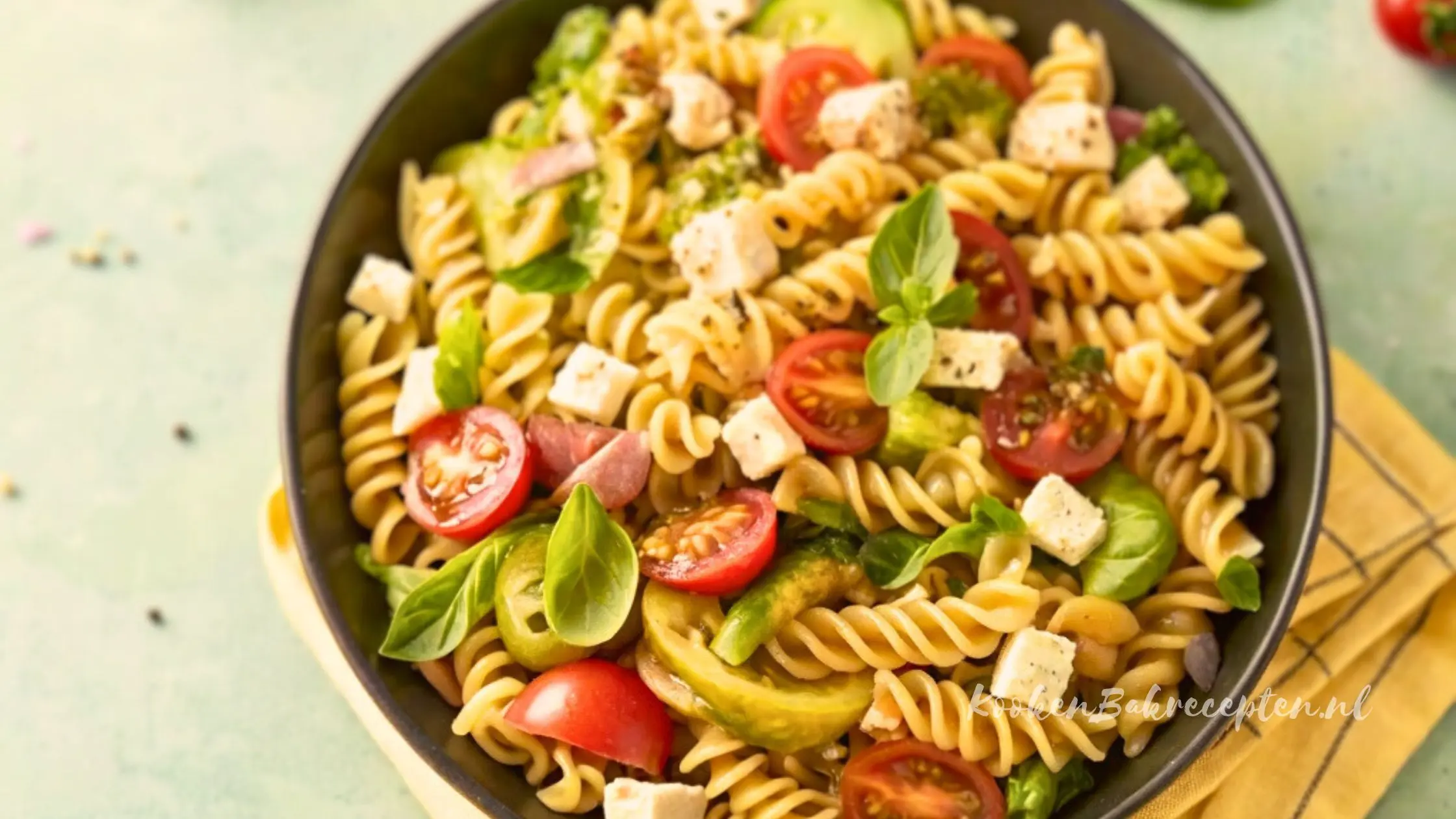 Mediterraanse Pastasalade