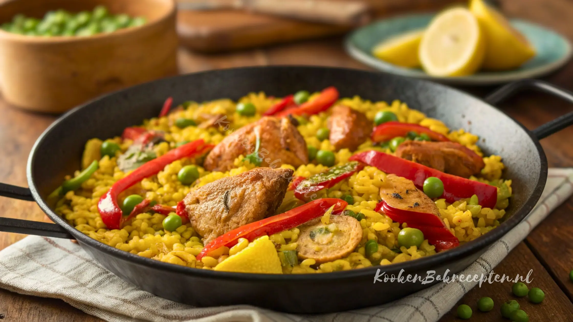 Simpele Paella met Kip & Chorizo