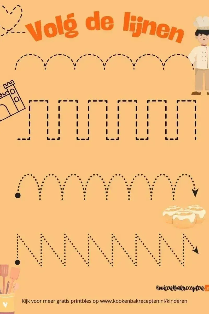 leren schrijven met de bakker