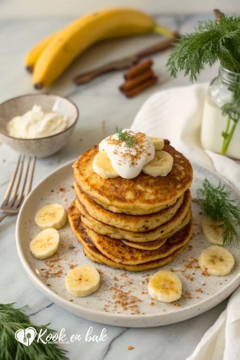 Bananenpannenkoekjes zonder suiker (het lekkerste feestje op je bord!) 🎉🍌🥞