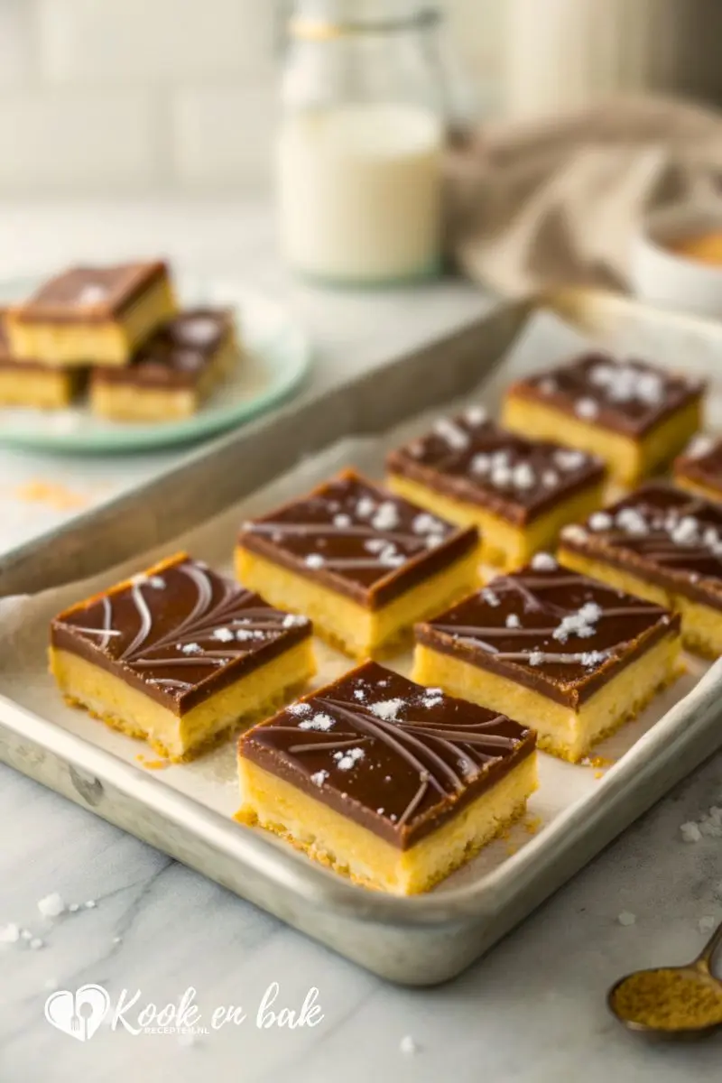 Millionaire’s Shortbread kookenbakrecepten.nl