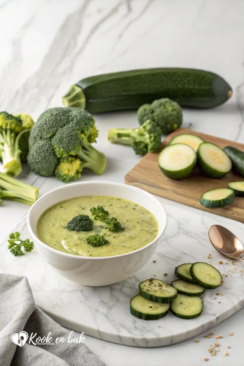 broccoli courgettesoep kook en bak recepten.nl