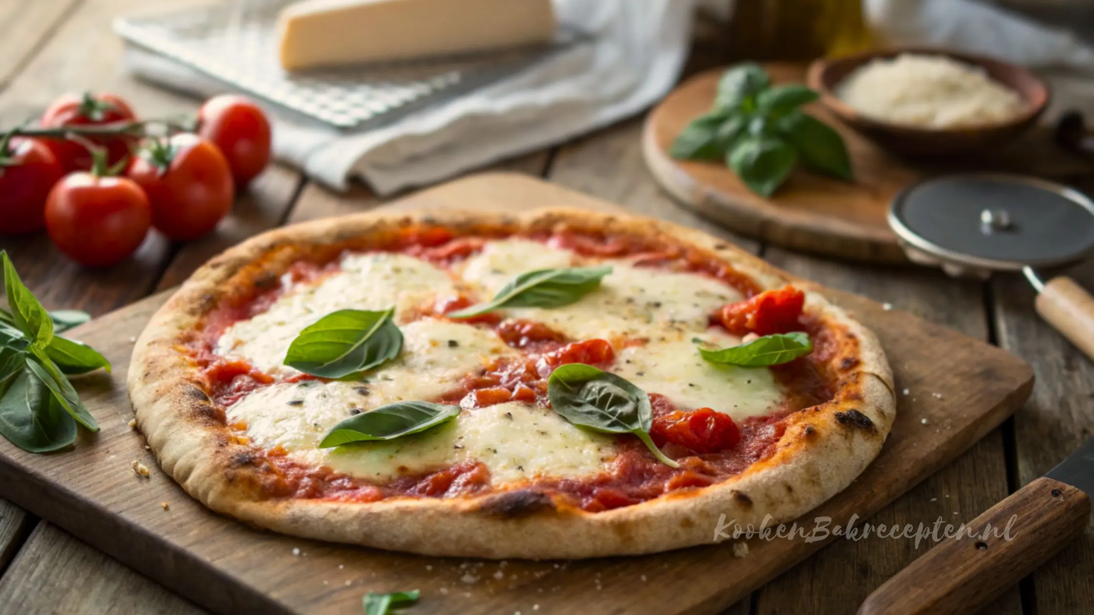 zelf pizza Margherita maken