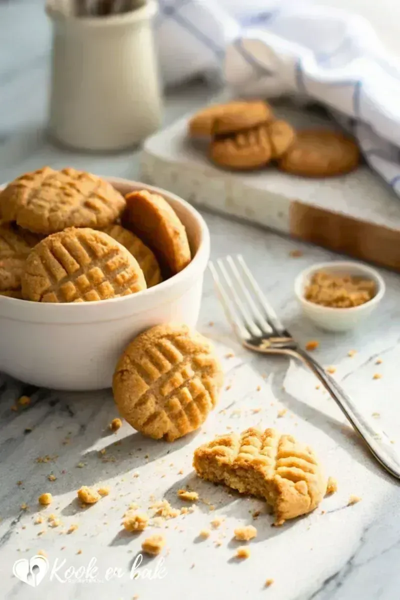 Klassieke Pindakaas Koekjes (Peanut Butter Cookies) kookenbakrecepten.nl