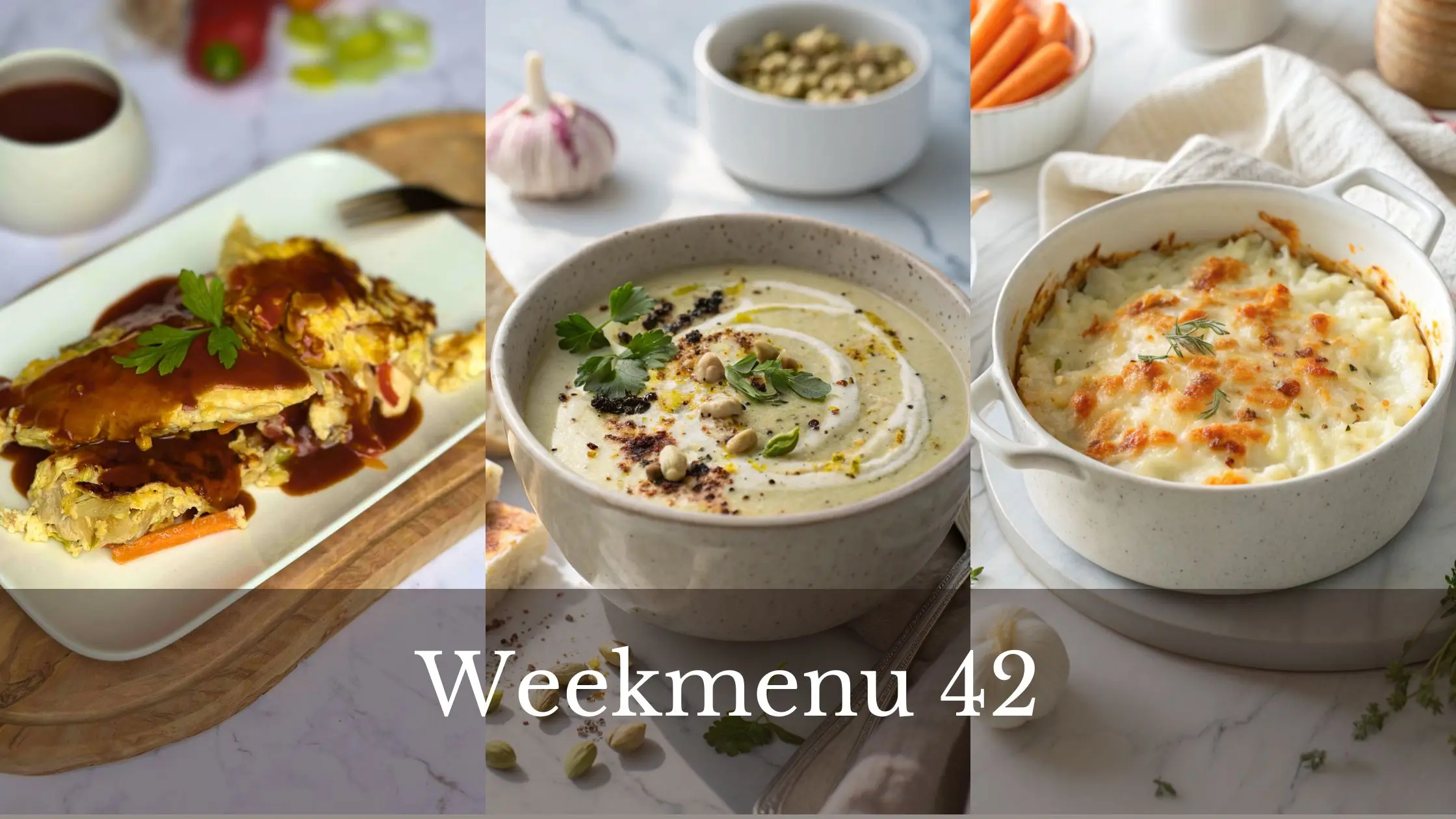 weekmenu 42 kookenbakrecepten.nl