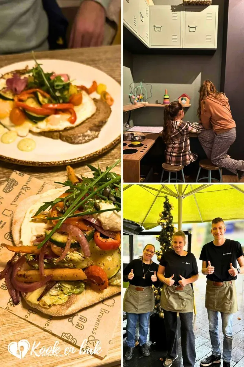 Brownies & downies Tilburg, warm, gastvrij & perfect om te lunchen met kinderen kookenbakrecepten.nl fotos Brownies & downies Tilburg, warm, gastvrij & perfect om te lunchen met kinderen kookenbakrecepten.nl fotos