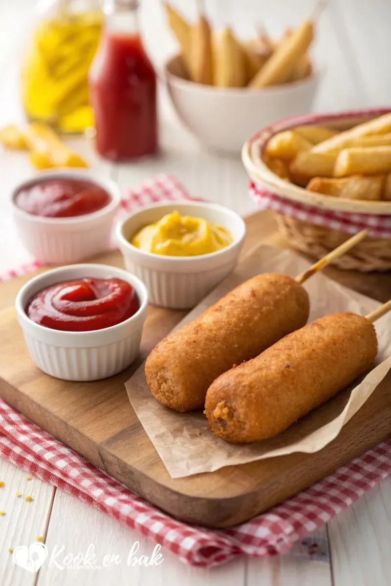 Corndogs Het Originele Recept voor de Klassieke Amerikaanse Snack kookenbakrecepten.nl