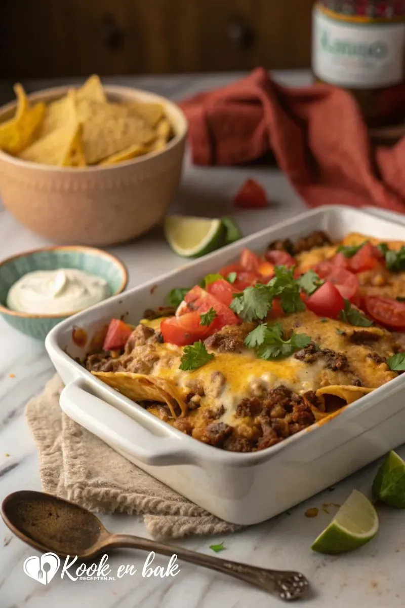 Nacho ovenschotel kookenbakrecepten.nl (2)