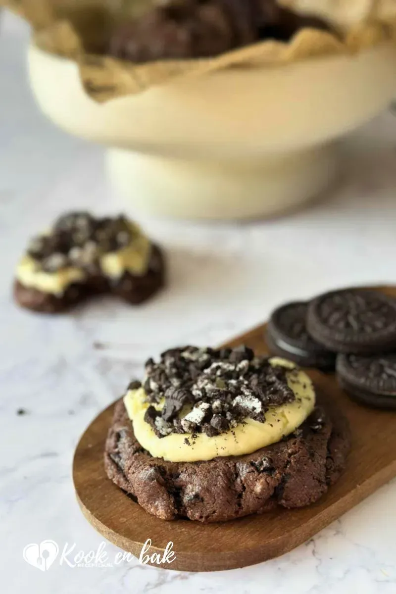 Oreo crumbl cookies kookenbakrecepten.nl