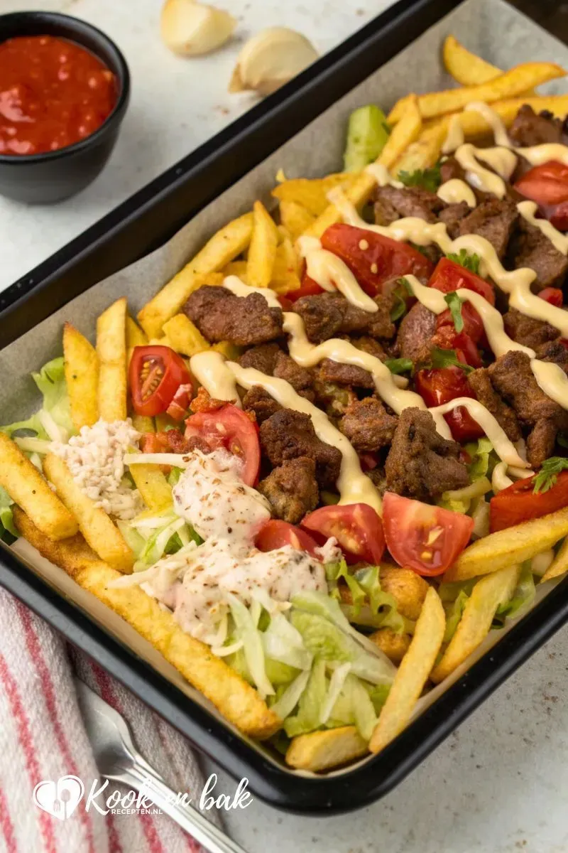 Snelle en makkelijke kapsalon recept kookenbakrecepten.nl