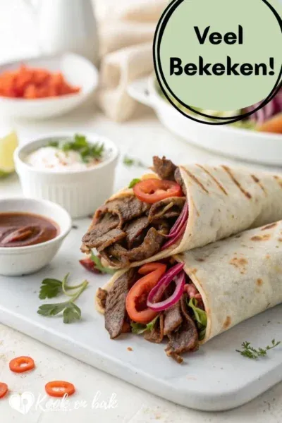 Viral kebab uit de oven (TikTok trend!) www.kookenbakrecepten.nl vb