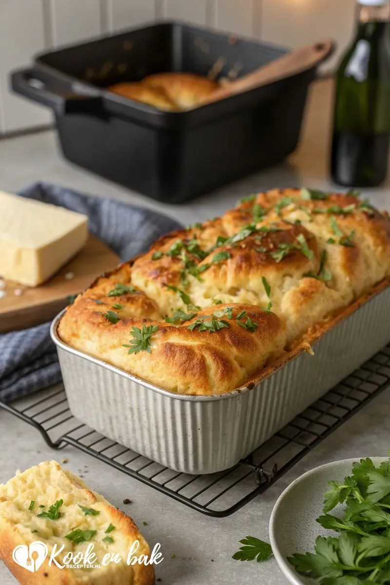 Knoflookbrood van Brioche – Zacht & Luchtig Kaasbrood uit de Oven kookenbakrecepten.nl