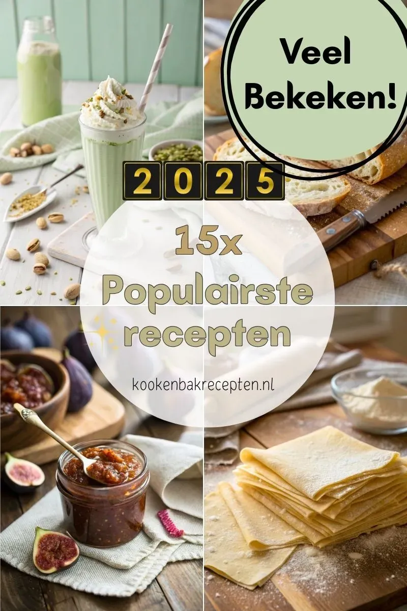 Top 15 populairste recepten van 2025 www.kookenbakrecepten.nl (2)