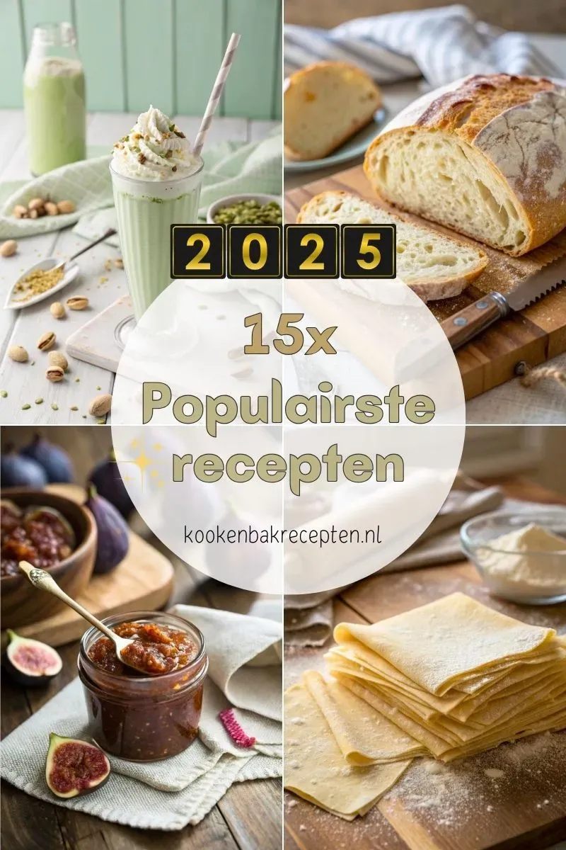 Top 15 populairste recepten van 2025 www.kookenbakrecepten.nl