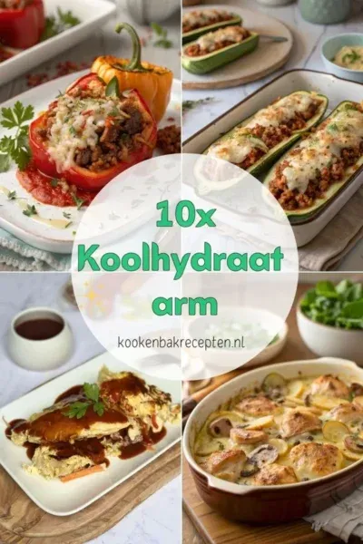 10x Koolhydraatarm eten – makkelijk, kindvriendelijk en ideaal voor elke dag www.kookenbakrecepten.nl