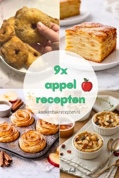 9x Appel recepten www.kookenbakrecepten.nl