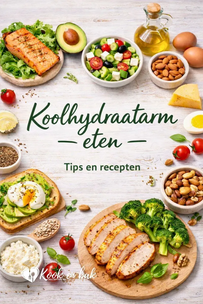 Koolhydraatarm eten www.kookenbakrecepten.nl