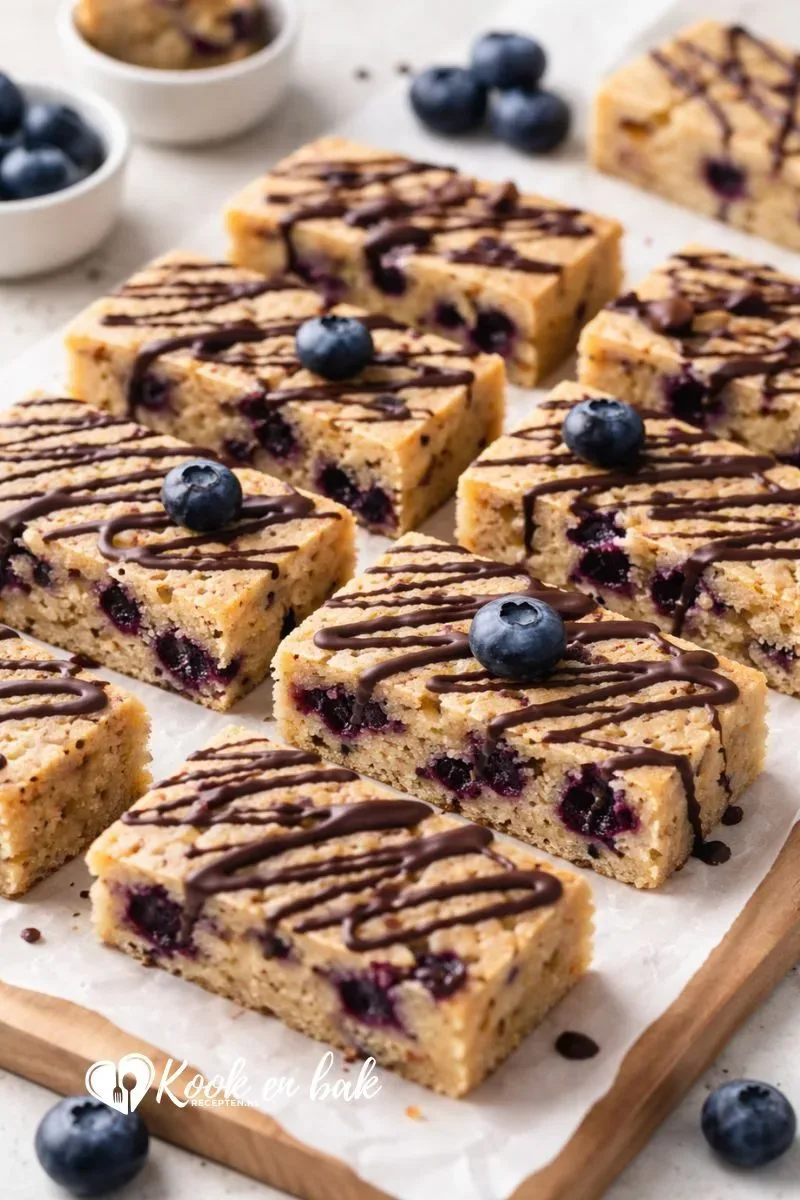 high protein bosbessen snackrepen www.kookenbakrecept.nl