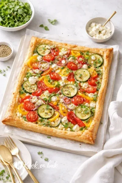 lente plaattaart www.kookenbakrecepten.nl