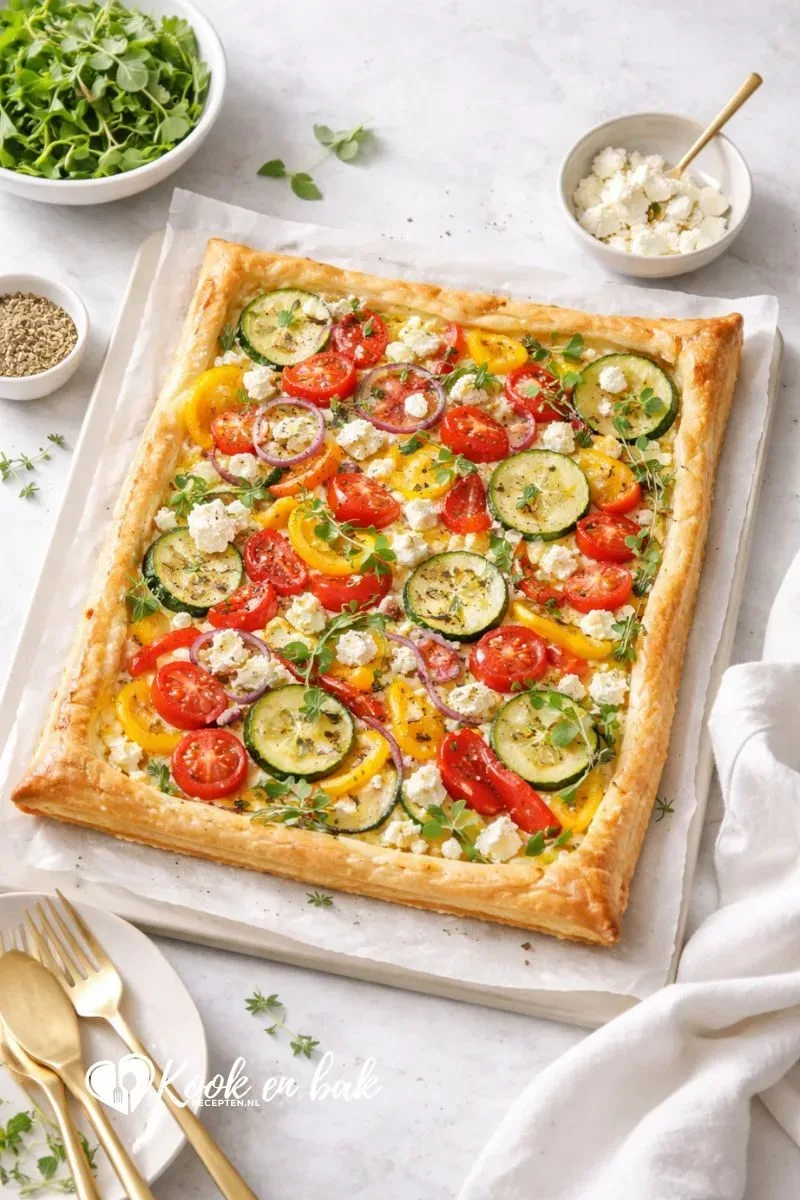 lente plaattaart www.kookenbakrecepten.nl