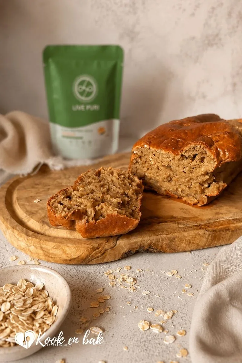 Eiwitrijke ontbijtkoek live puri x www.kookenbakrecepten.nl
