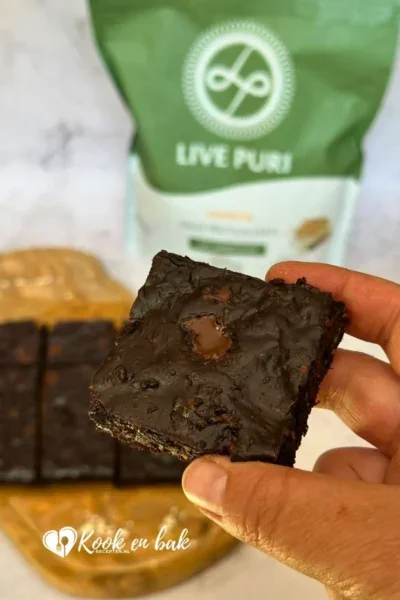 High protein cottage cheese brownies www.kookenbakrecepten.nl