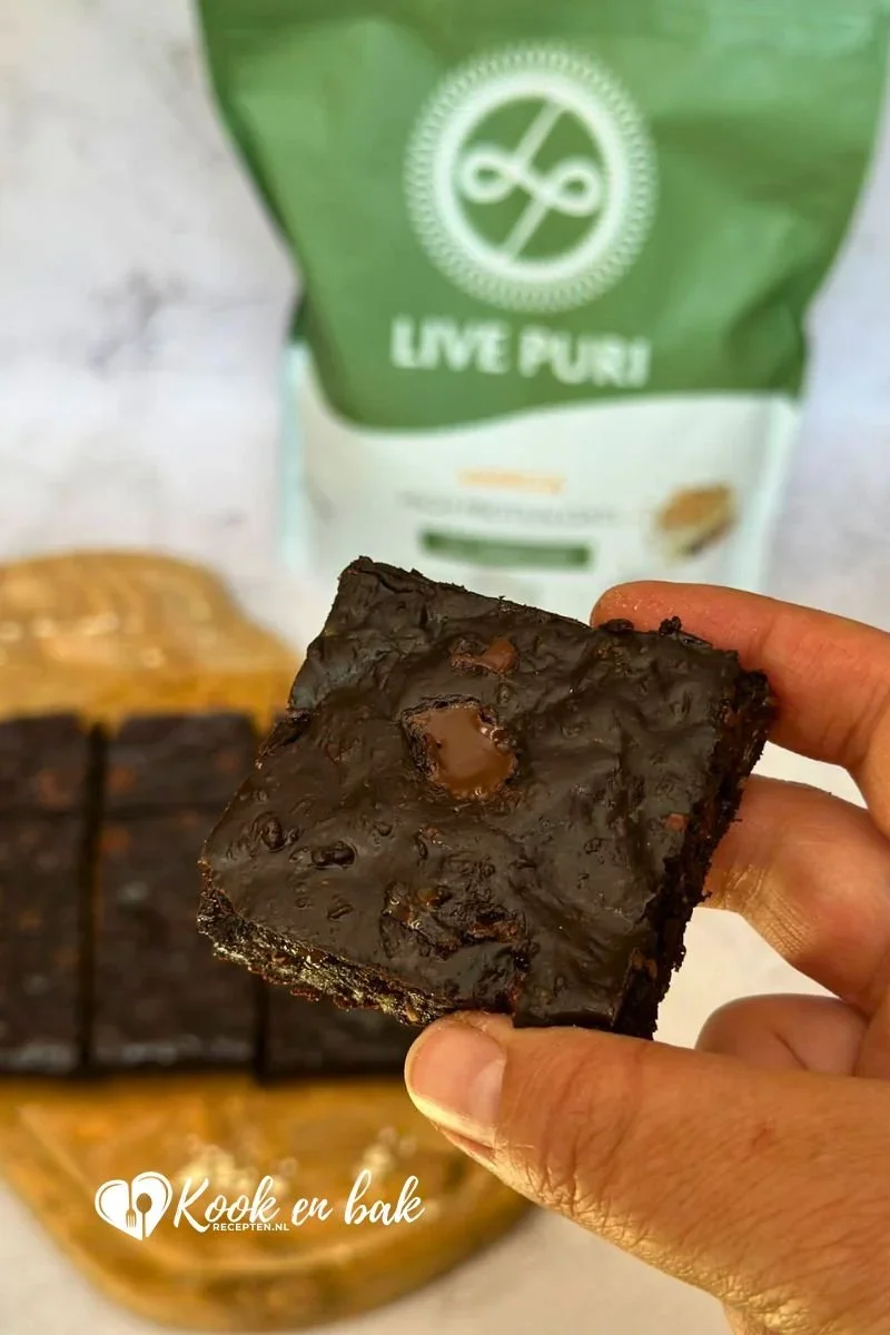 High protein cottage cheese brownies www.kookenbakrecepten.nl