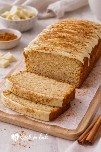 Luchtige kaneel kwarkcake (glutenvrij & eiwitrijk) www.kookenbakrecepten.nl