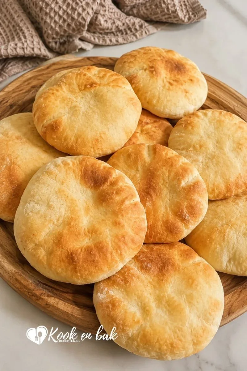 High Protein Pita Broodjes www.kookenbakrecepten.nl