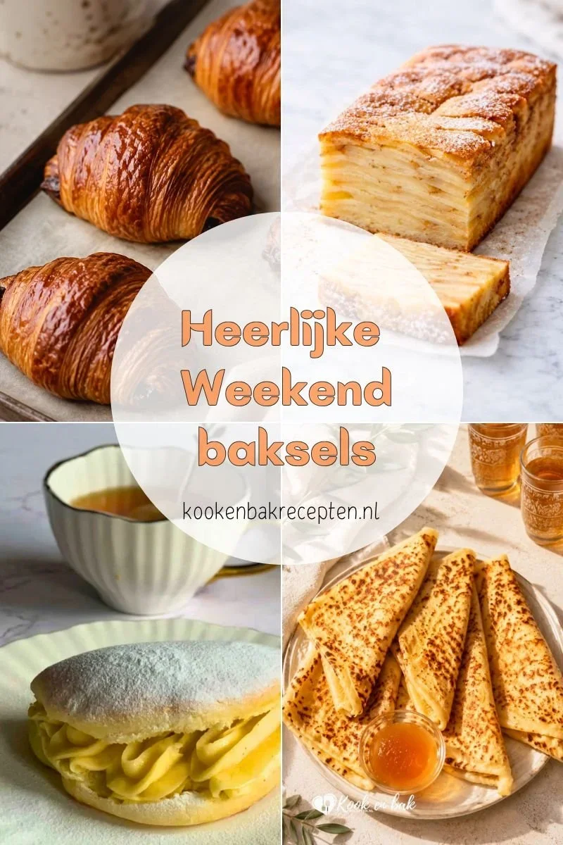 Lekkere weekend bakrecepten www.kookenbakrecepten.nl
