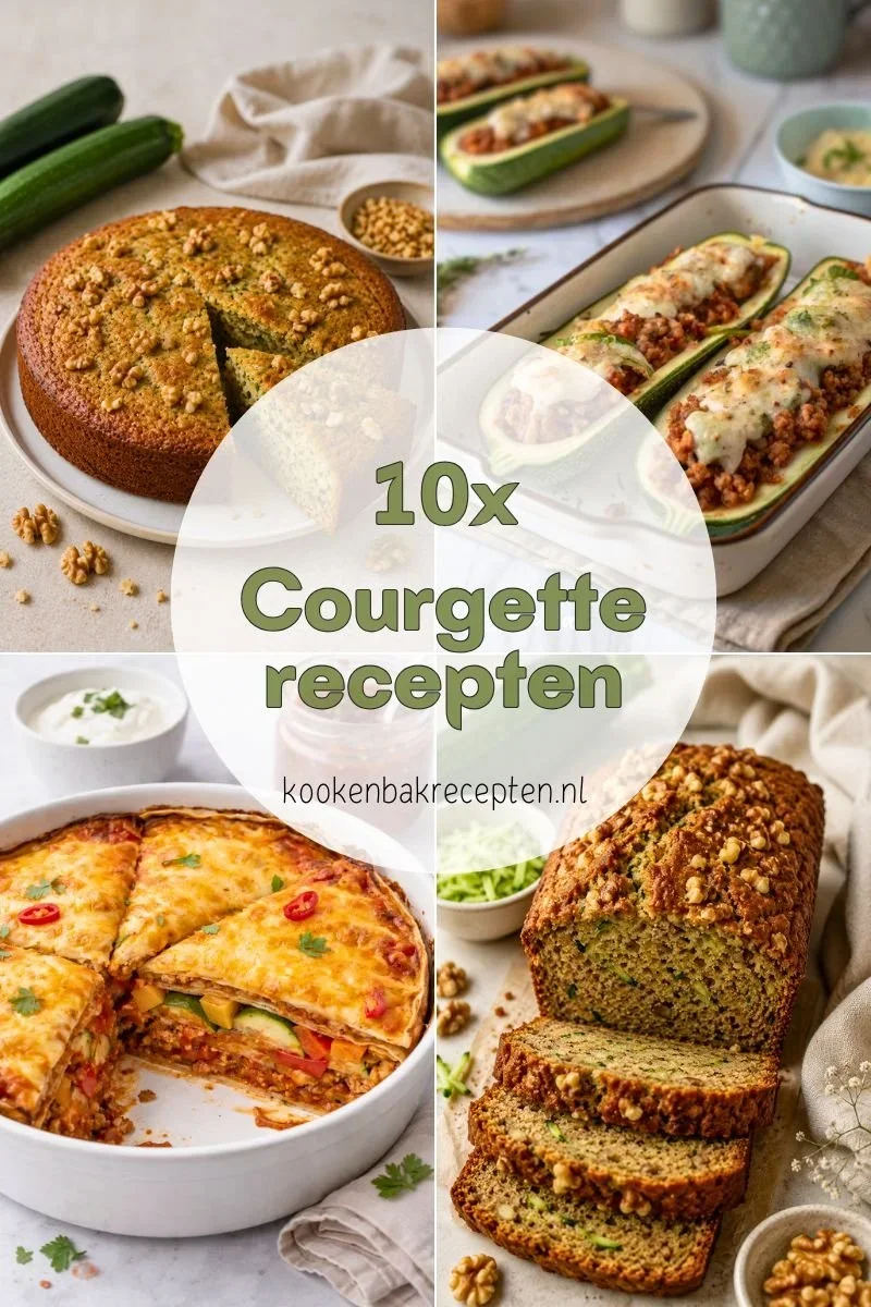 10x Courgette Recepten www.kookenbakrecepten.nl