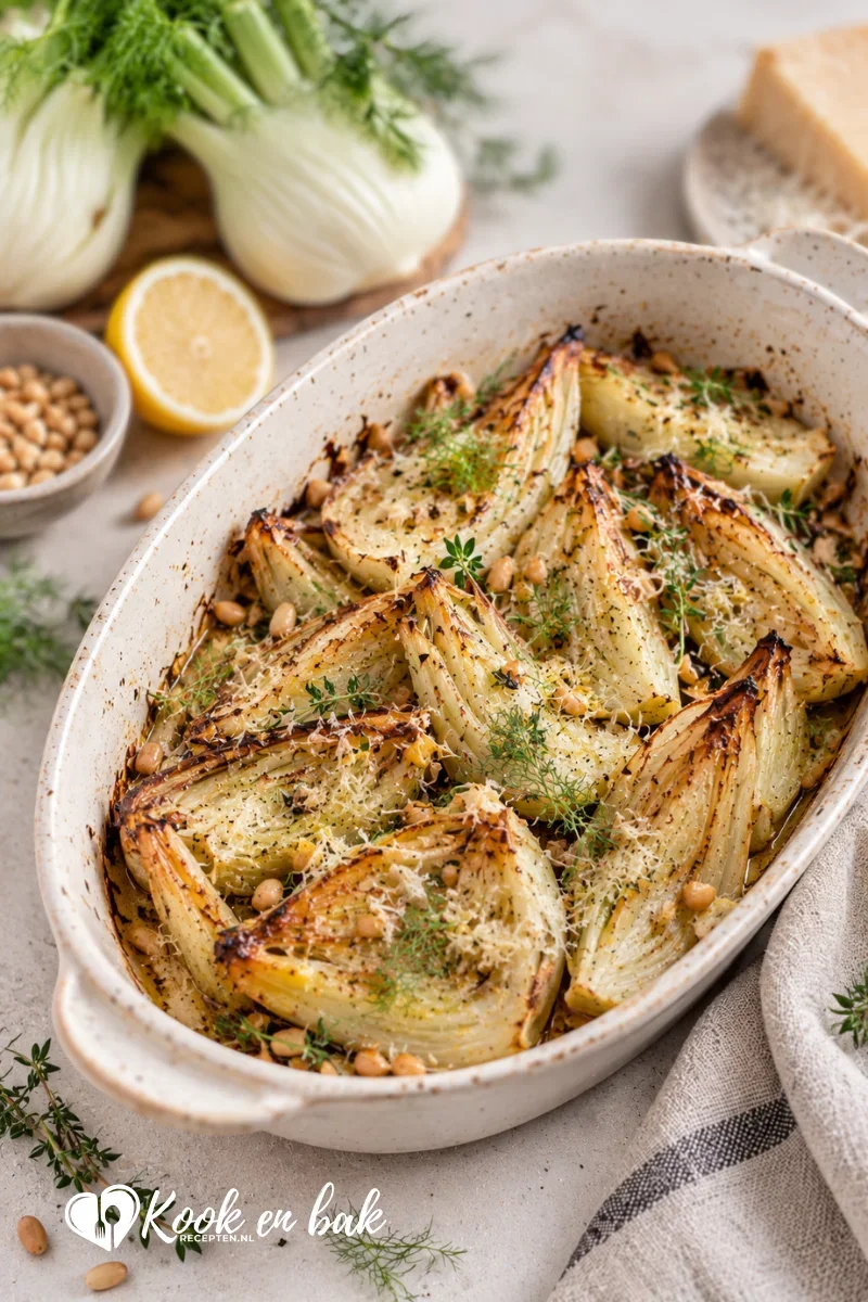 Venkel uit de oven met Parmezaanse kaas