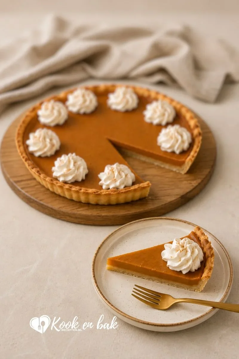 pumpkin pie www.kookenbakrecepten.nl