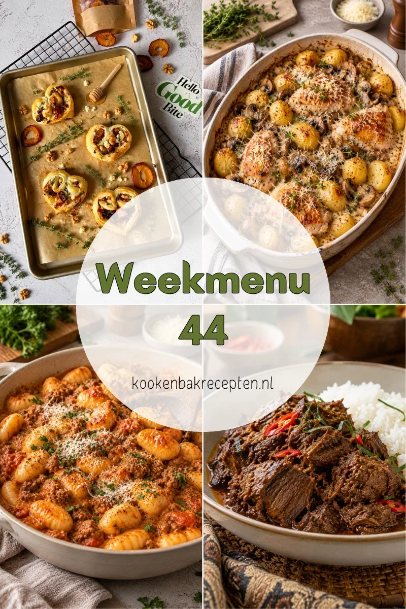 Weekmenu 44